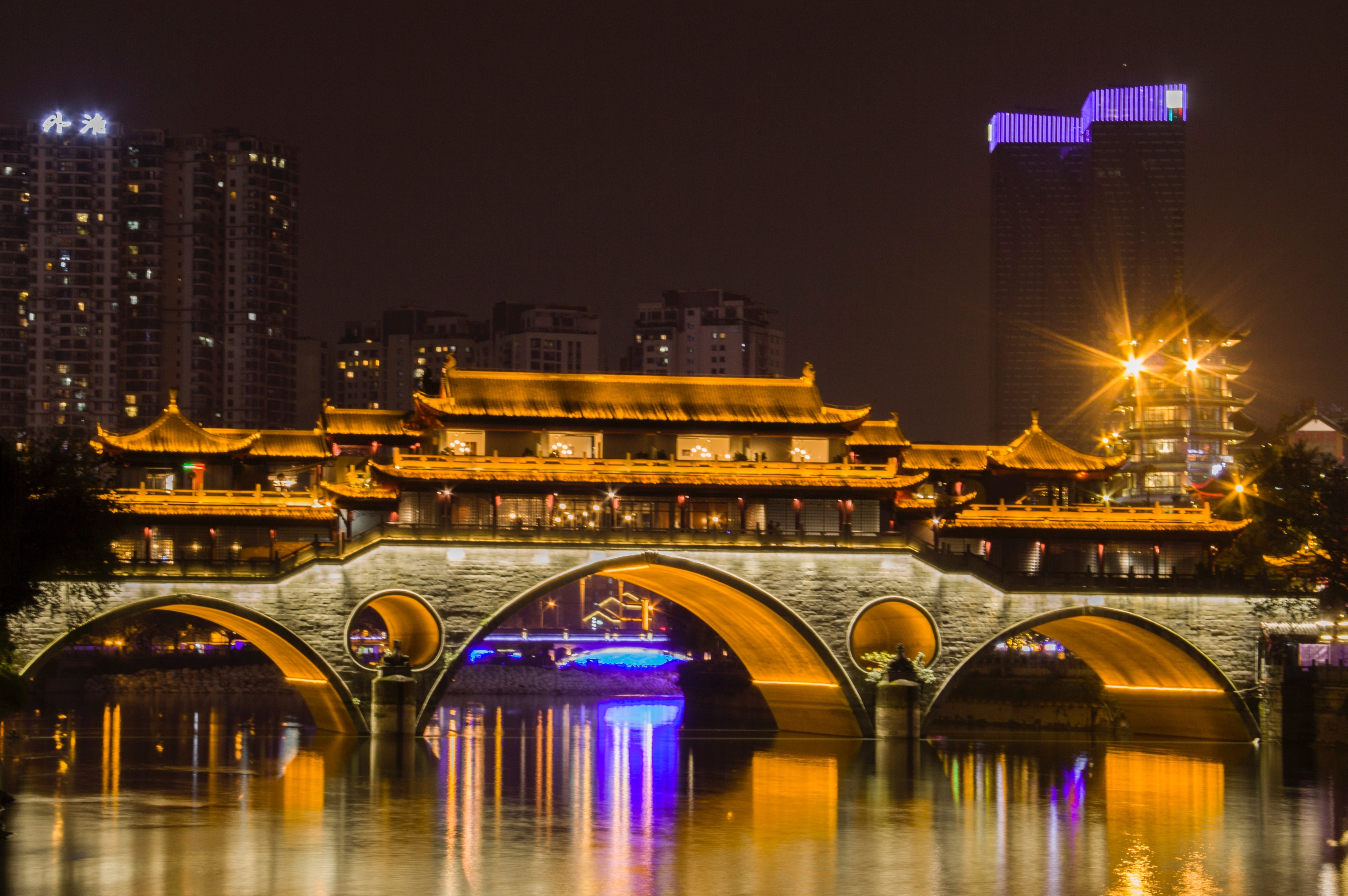 Chengdu night view